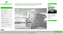 Desktop Screenshot of ellermann-container.de