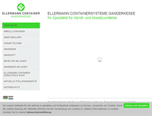 Tablet Screenshot of ellermann-container.de